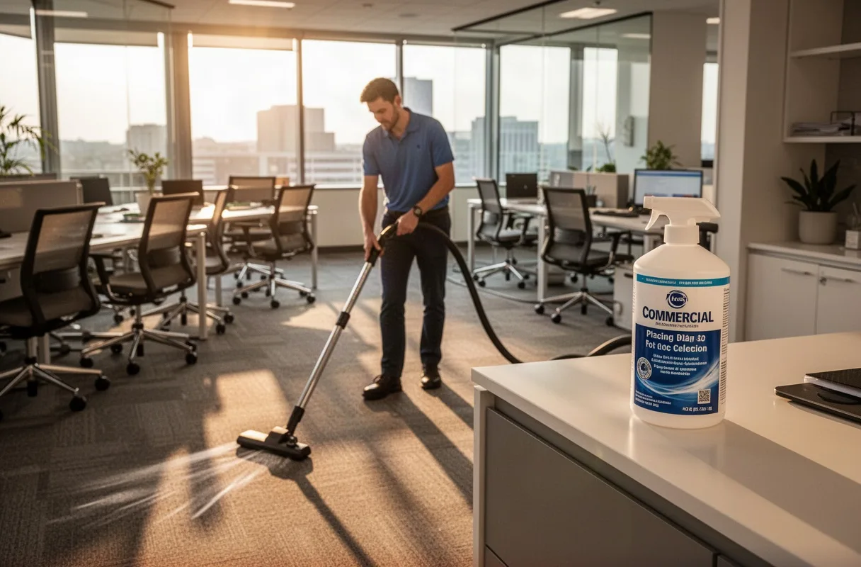 Commercial space cleaning